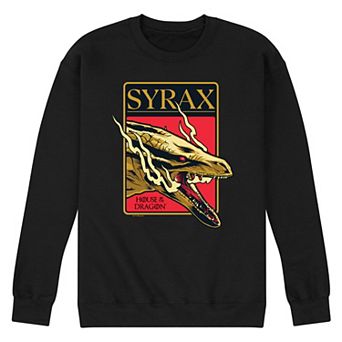Men's House Of Dragon Syrax Badge Fleece Sweatshirt