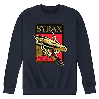 Men's House Of Dragon Syrax Badge Fleece Sweatshirt