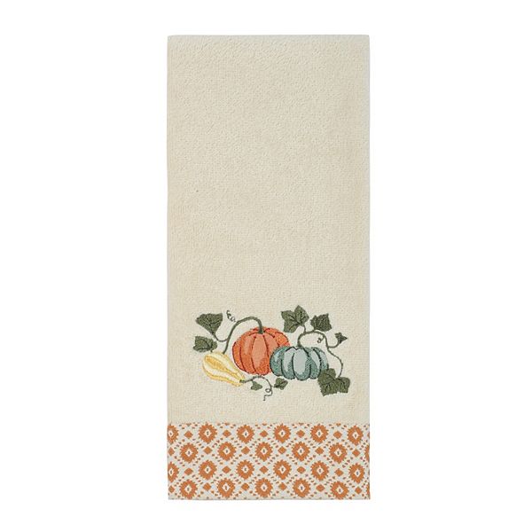 Celebrate Together™ Fall Pumpkin Vines Hand Towel - Ivory Pumpkins