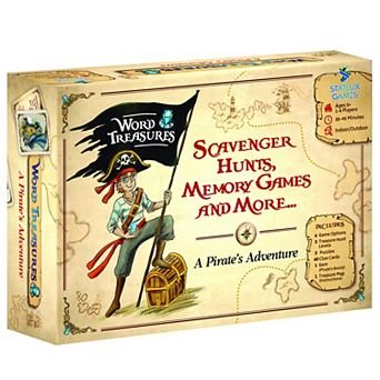 Word Treasures: Pirate-themed Kids Games And Puzzles For Kids