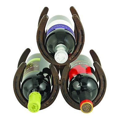 Horseshoe 3 Bottle Wine Rack Foster & Rye™