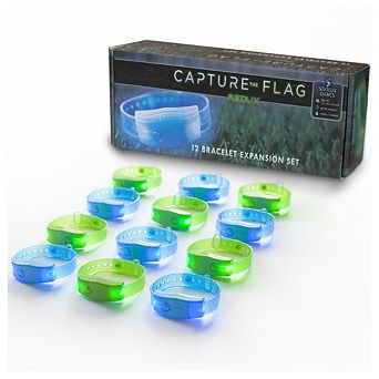 Capture The Flag Redux: Glow in the dark Bracelet Expansion Set Add Up To 12 Additional Players
