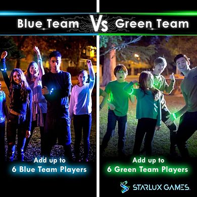 Capture The Flag Redux: Glow in the dark Bracelet Expansion Set Add Up To 12 Additional Players