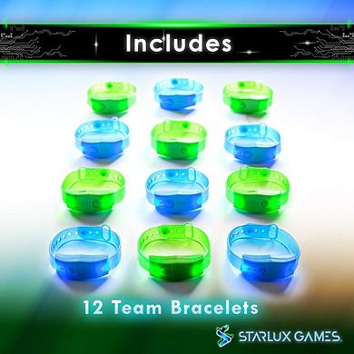 Capture The Flag Redux: Glow in the dark Bracelet Expansion Set Add Up To 12 Additional Players