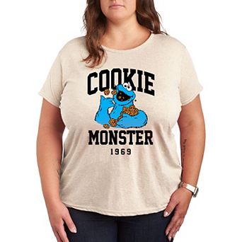 Plus Sesame Street Cookie Monster Graphic Tee