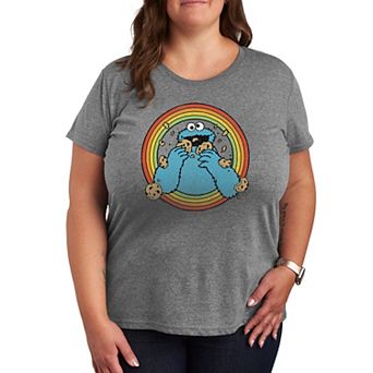 Plus Sesame Street Retro Cookie Graphic Tee