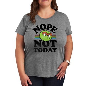 Plus Sesame Street Nope Not Today Graphic Tee