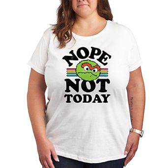 Plus Sesame Street Nope Not Today Graphic Tee