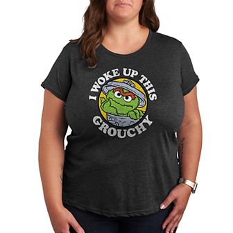 Plus Sesame Street Woke Up Grouchy Graphic Tee
