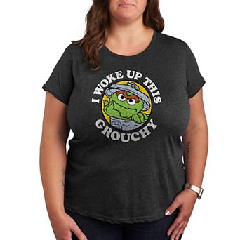 Plus Sesame Street Woke Up Grouchy Graphic Tee