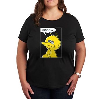 Plus Sesame Street Big Bird Hmmm Graphic Tee