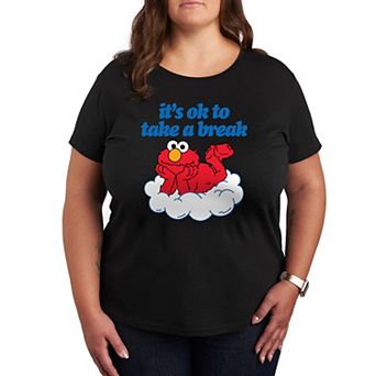 Plus Sesame Street Ok To Take A Break Graphic Tee