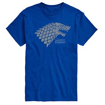 Men's Game Of Thrones Stark Wolf Head Graphic Tee