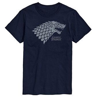 Men's Game Of Thrones Stark Wolf Head Graphic Tee