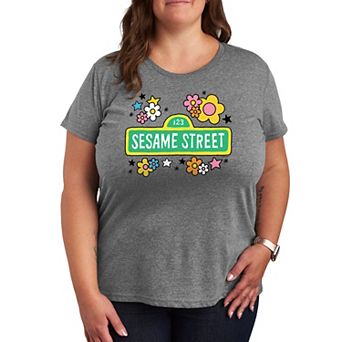 Plus Sesame Street Vintage Logo Graphic Tee