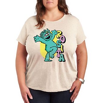 Plus Sesame Street Rosita Hands Up Graphic Tee