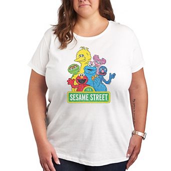 Plus Sesame Street Vintage Group Graphic Tee