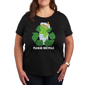 Plus Sesame Street Please Recycle Graphic Tee