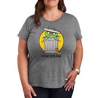 Plus Sesame Street Doodle Oscar Graphic Tee