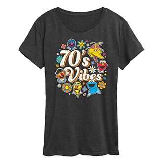 Women's Sesame Street 70's Vibes Graphic Tee