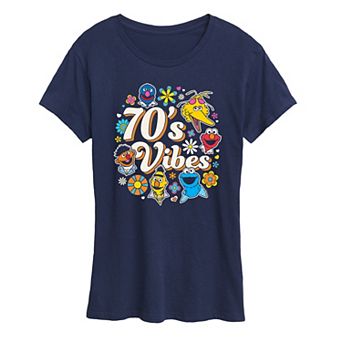 Women's Sesame Street 70's Vibes Graphic Tee
