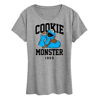 Women's Sesame Street Cookie Monster Graphic Tee