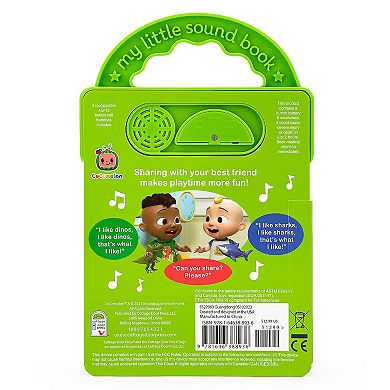 Cottage Door Press CoComelon Best Friends 3-Button Sound Board Book