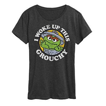 Women's Sesame Street Woke Up Grouchy Graphic Tee