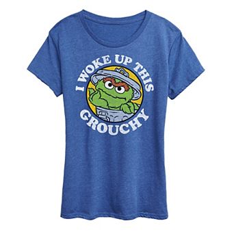 Women's Sesame Street Woke Up Grouchy Graphic Tee