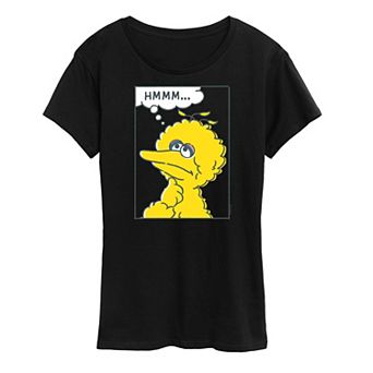 Women's Sesame Street Big Bird Hmmm Graphic Tee