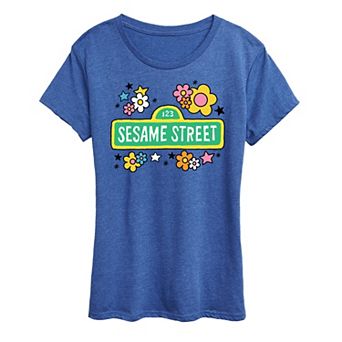 Women's Sesame Street Vintage Logo Graphic Tee