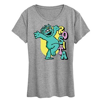 Women's Sesame Street Rosita Hands Up Graphic Tee