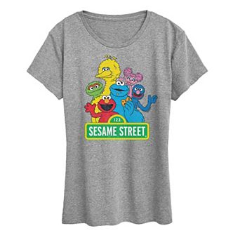 Women's Sesame Street Vintage Group Graphic Tee