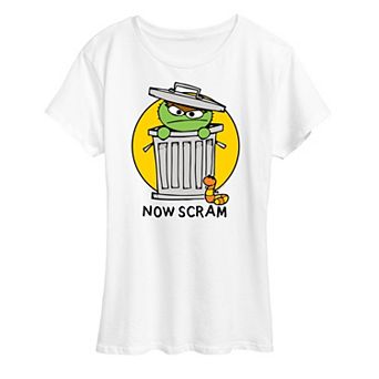 Women's Sesame Street Doodle Oscar Graphic Tee