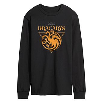 Men's Game Of Thrones Dracarys Long Sleeve Graphic Tee