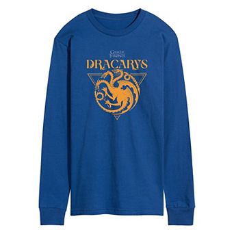 Men's Game Of Thrones Dracarys Long Sleeve Graphic Tee