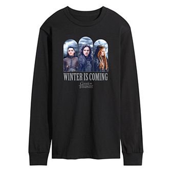 Men's Game Of Thrones Winter Is Coming Long Sleeve Graphic Tee