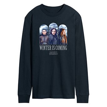 Men's Game Of Thrones Winter Is Coming Long Sleeve Graphic Tee