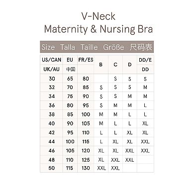 Women's Bravado Designs V-Neck Maternity & Nursing Bra 11046BA