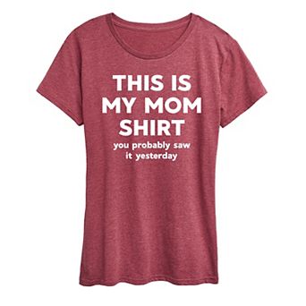 Women's This Is My Mom Shirt Graphic Tee