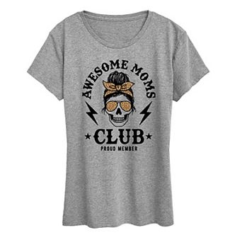 Women's Awesome Mom Club Graphic Tee