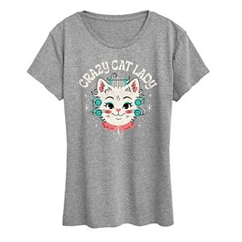 Women's Crazy Cat Lady Graphic Tee