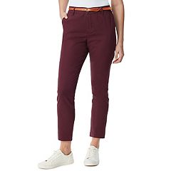 Red Casual Pants