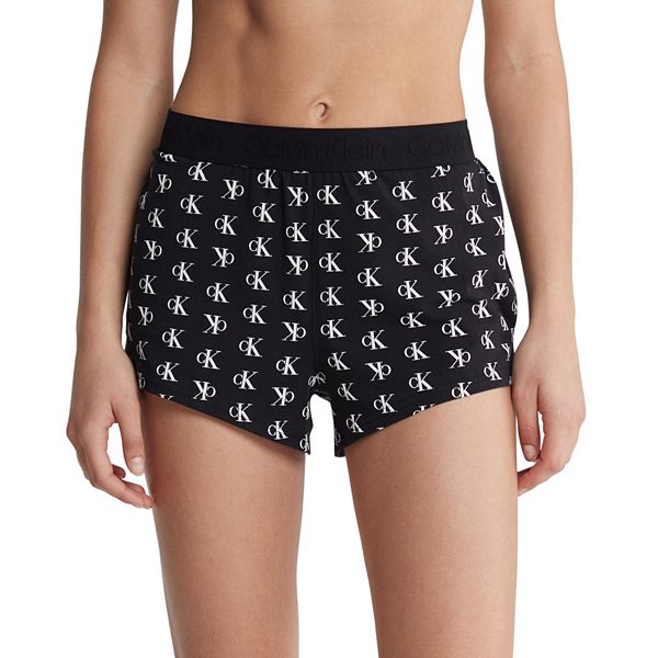 Women\'s Calvin Klein QS7183 Logo Shorts Sleep Pajama Archive