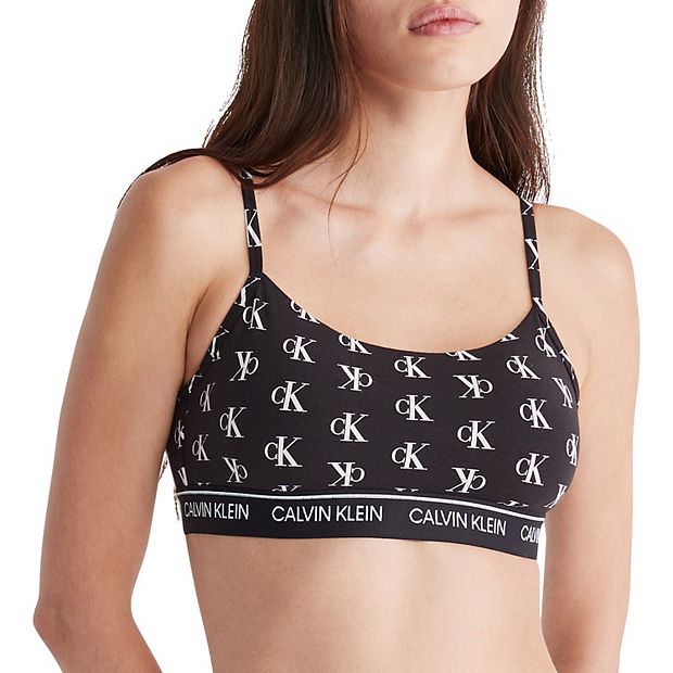 Calvin Klein New Comfort Logo Lightly Lined Bralette