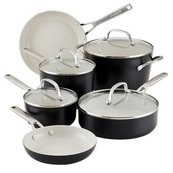 KitchenAid® Hard Anodized Ceramic Nonstick Cookware Pots and Pans Set, 10 pc Set