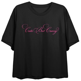 Juniors' Cute But Crazy Graphic Tee