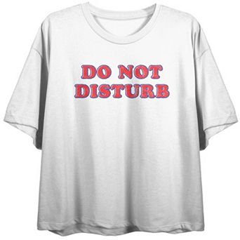Juniors' Do Not Disturb Graphic Tee