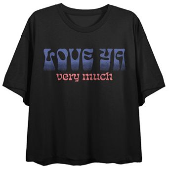 Juniors' Love Ya Very Much Graphic Tee