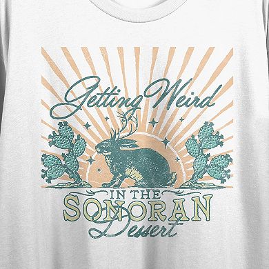 Juniors' Vintage Inspired "Getting Weird in the Sonoran Desert" Graphic Tee